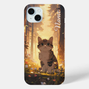 Cat phone case customised with your pet name
