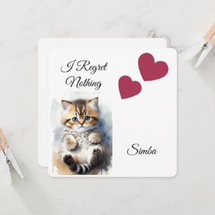 Cat Photo, Humour Quotes, Paw, Names, Flat Card