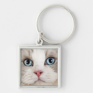 Cat Photo Key Ring