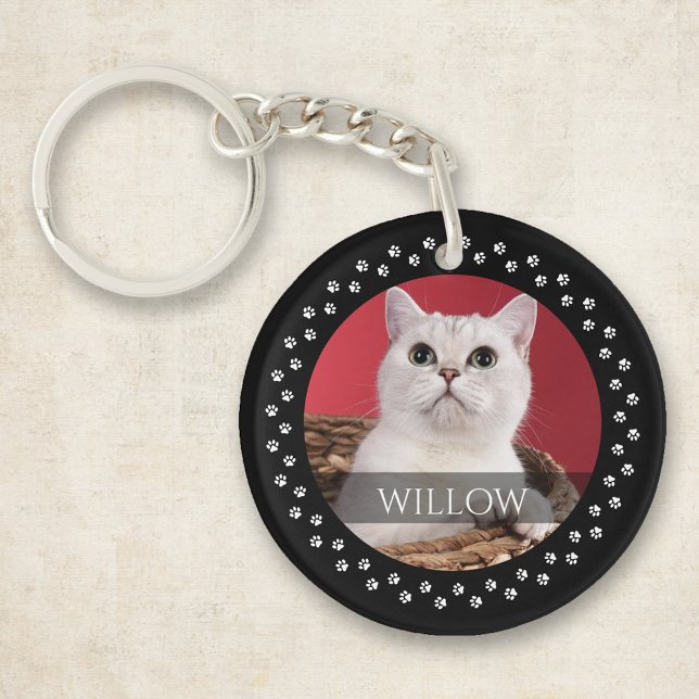 Cat Photo Keychain - Personalised Pet Keepsake (Creator Uploaded)