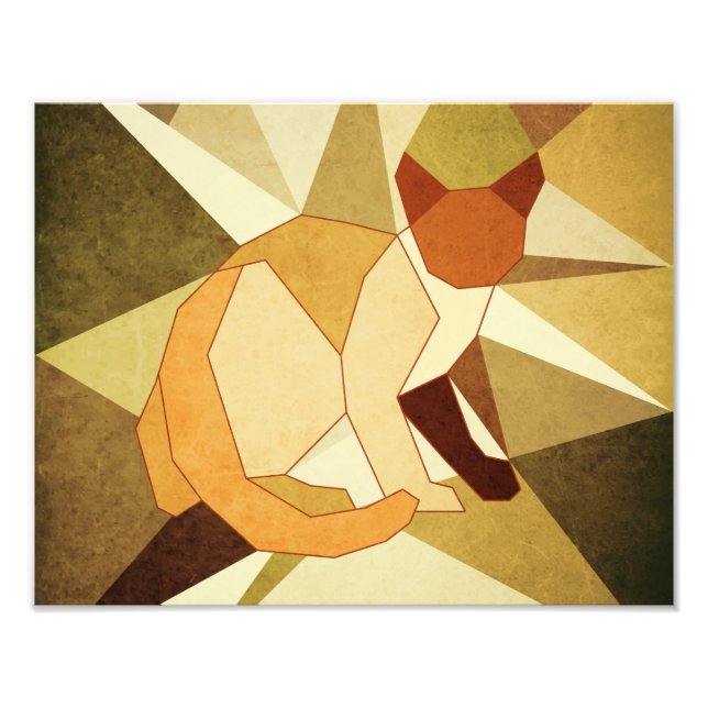 cat photo print (Front)