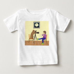 Cat photographer baby T-Shirt