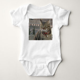 Cat Photography Baby Jersey Bodysuit, White Bodysuit