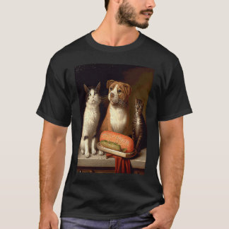 Cat Pig Hot Dogs T-Shirt