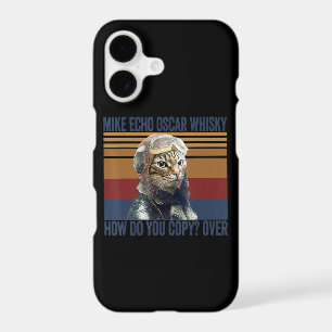 Cat Pilot Mike Echo Oscar Whisky Costume Gift