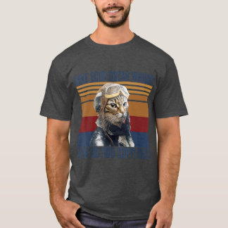 Cat Pilot Mike Echo Oscar Whisky How Do You Copy T-Shirt