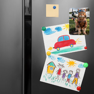 Cat Pilot Photo & Airplane Funny Aviation Gift Magnet