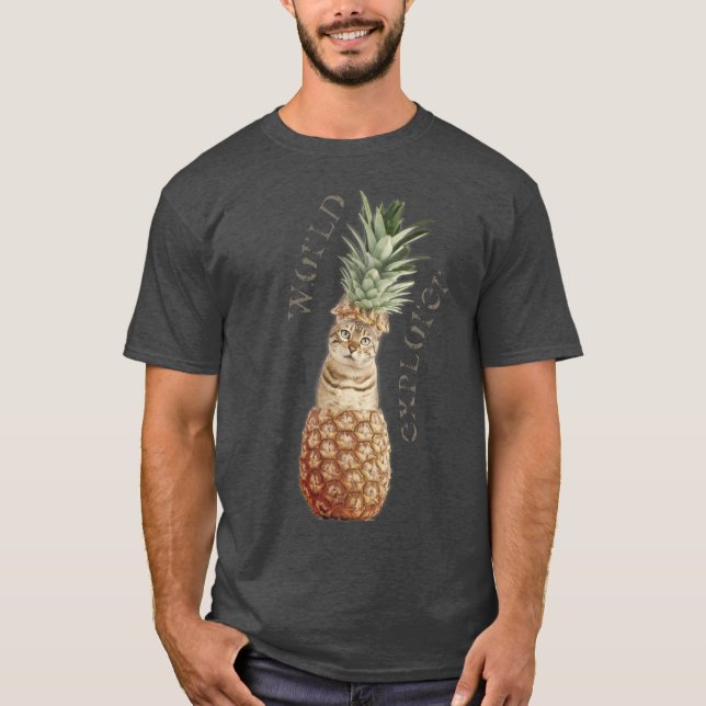 Cat Pineapple T-Shirt (Front)
