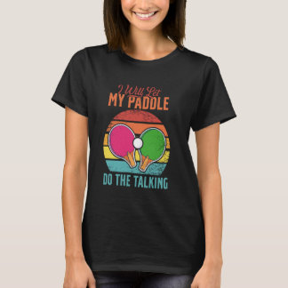 Cat Ping Pong Player - Paddle Game Sports Tourname T-Shirt