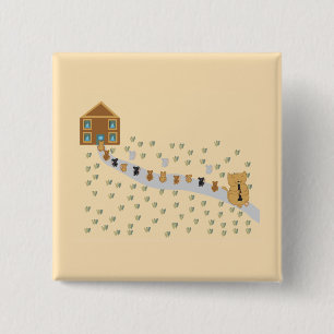 Cat Piper Button