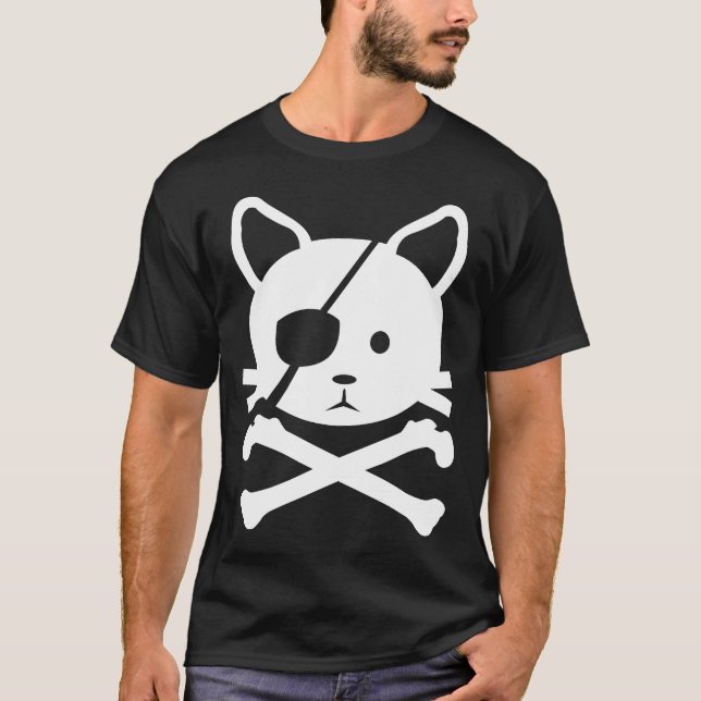 Cat Pirate T-Shirt (Front)
