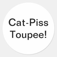 Cat-Piss Toupee Splash-Art Hankamer Artjunkhaus