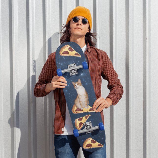 CAT PIZZA IN SPACE SKATEBOARDS SKATEBOARD (Creator Uploaded)