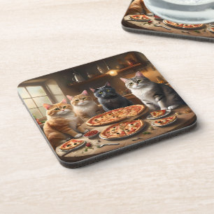 Cat Pizza Night, Coaster