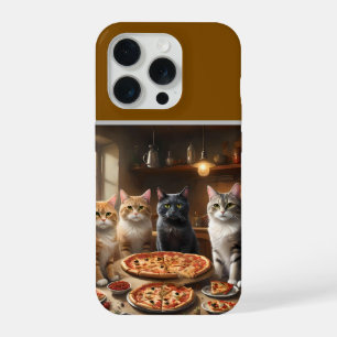 Cat Pizza Night, iPhone 15 Pro Case