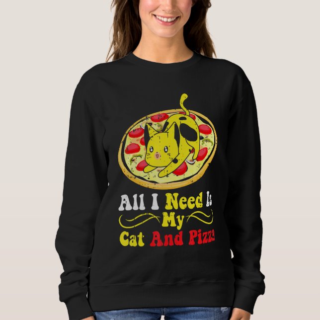 Cat Pizza Sweatshirt (Front)