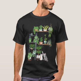 Cat Plan Ca Cat Plant Mum T-Shirt