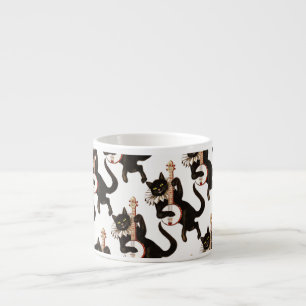 Cat playing Banjo Thunder_Cove Espresso Cup