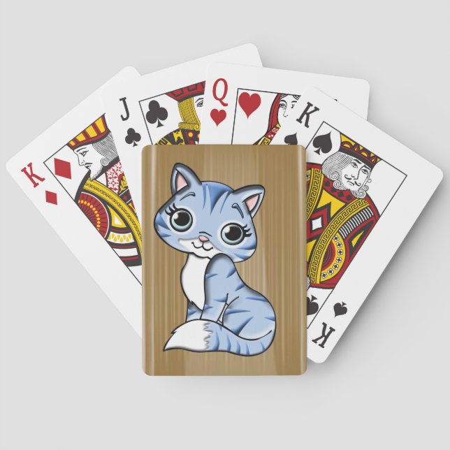 Cat Playing Card Deck (Back)