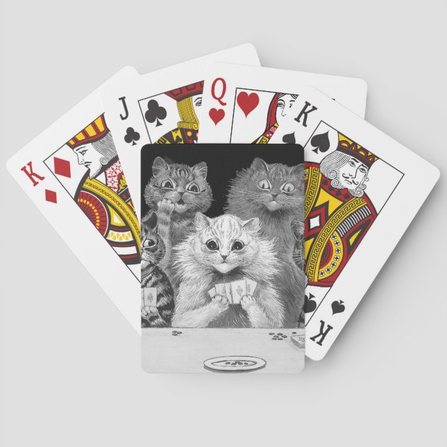 Cat Playing Card, Louis Wain Cards (Back)