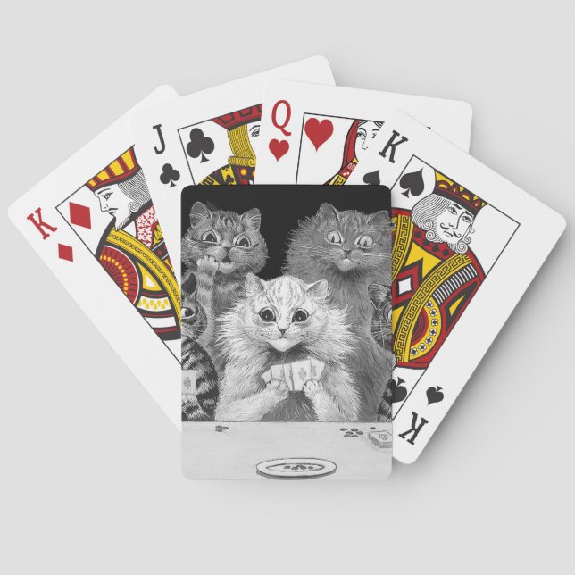 Cat Playing Card, Louis Wain Cards (Back)