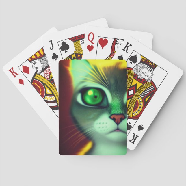 Cat Playing Cards (Back)