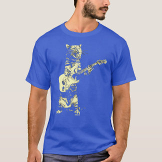 Cat playing guitar  (2) T-Shirt