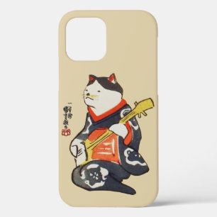 Cat Playing Guitar, Kuniyoshi (Colour Chengeable ) iPhone 12 Case