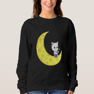 Cat Playing Guitar Sweatshirt