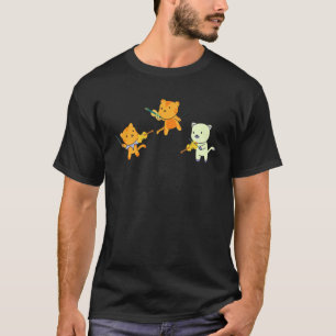Cat Playing Violin Cello Cat Violinist Cello Play T-Shirt