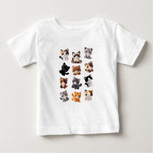 Cat Plush Toy Collection Baby T-Shirt