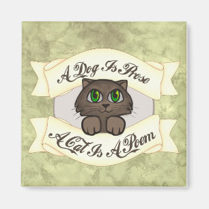 Cat Poem Magnet