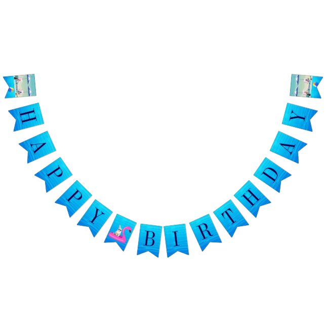 Cat Pool Pawty Bunting (All)