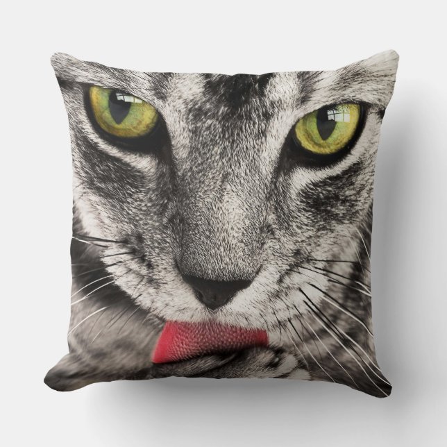 Cat Portrait Cushion (Front)