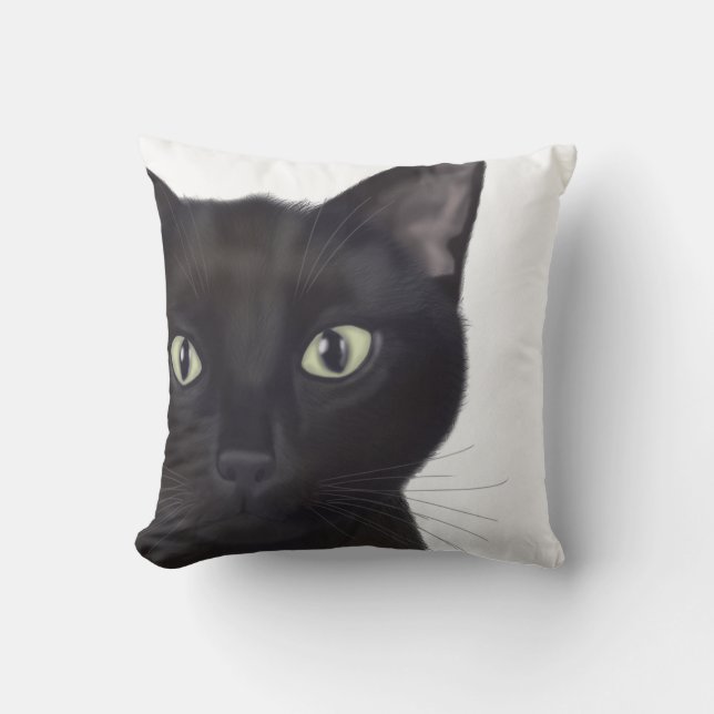 Cat, Portrait of Gus Cushion (Front)