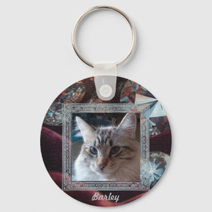 Cat Portrait Schlüsselanhänger Key Ring