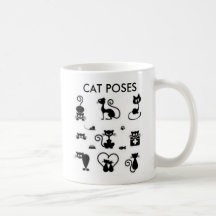 Cat Poses Mug 2
