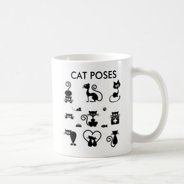 Cat Poses Mug 2 (Right)