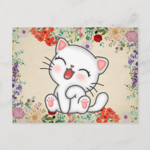 Cat Postcard