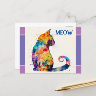Cat Postcard