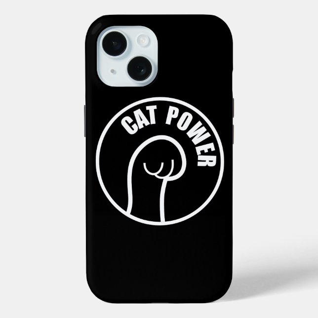 Cat Power Case-Mate iPhone Case (Back)