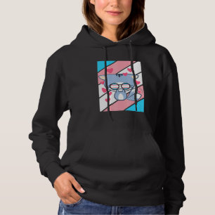 Cat Pride heart Transgender Flag LGBT Proud Ally P Hoodie