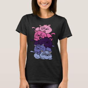 Cat pride Tower Omnisexual Lgtbq Pride Cats T-Shirt