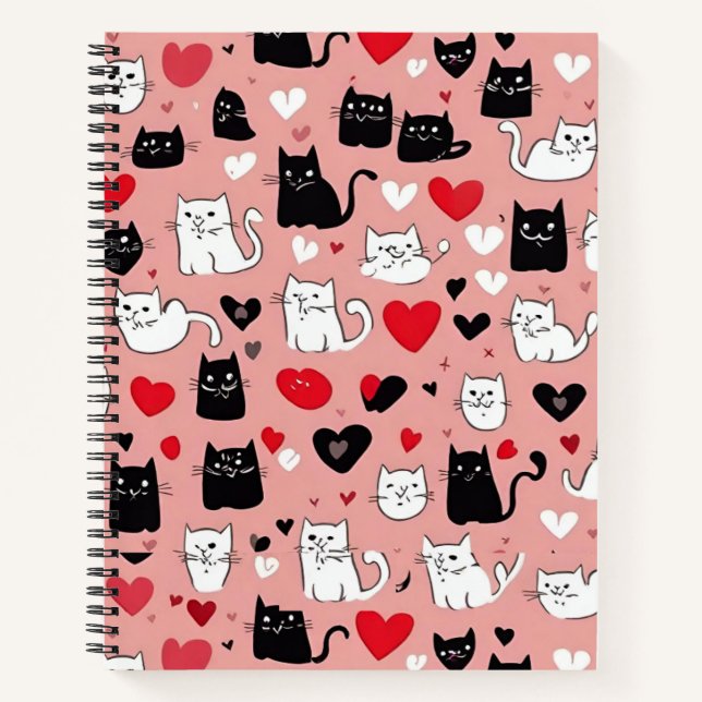 Cat Print Notebook (Front)