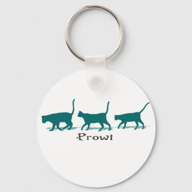 Cat Prowl Key Ring (Front)