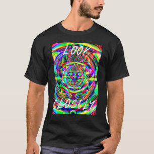 Cat Psychedelic Oversized Tee