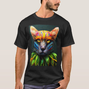 Cat Punk Cyborg Men Women Boys Girls 3 T-Shirt