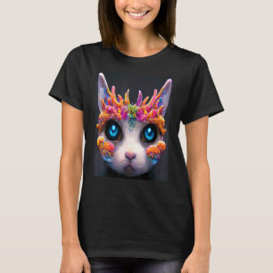 Cat Punk Cyborg Men Women Boys Girls 4 T-Shirt