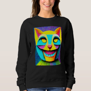Cat Punk Cyborg Men Women Boys Girls Sweatshirt