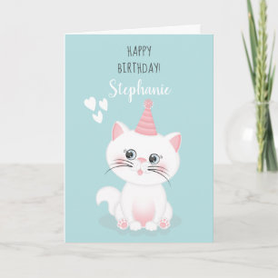 Cat Purr-fect Day Birthday Card